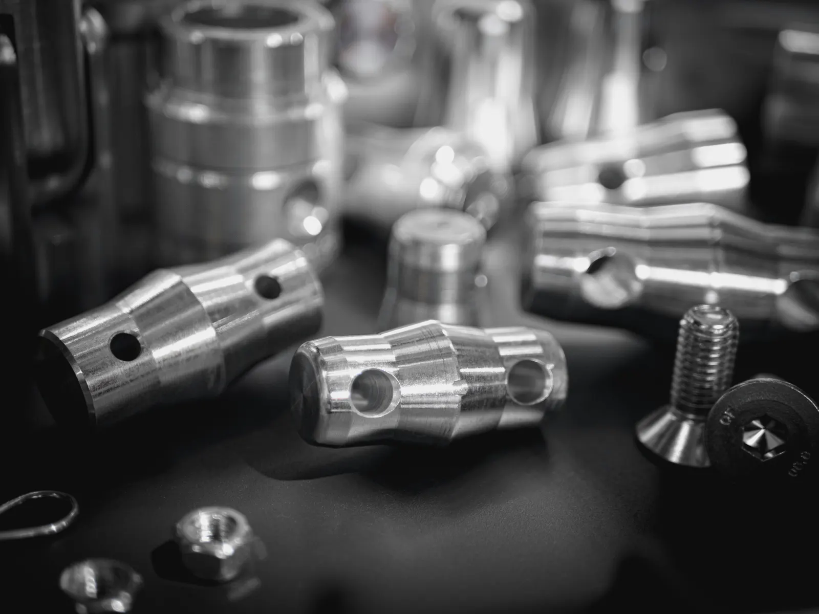 Low-volume manufacturing workflow with industrial gear parts