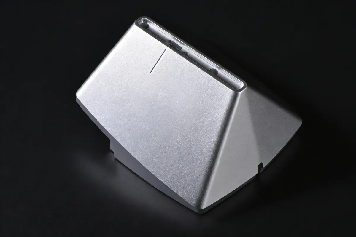 Precision machined metal components displayed for inspection and production review
